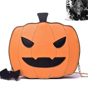 Pumpkin Crossbody Bag Little Devil Shoulder Chain Purse Cute Halloween bag